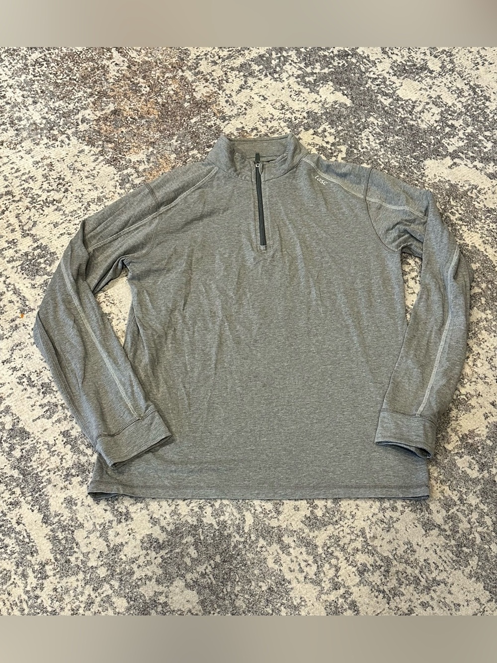 EUC TASC Performance Men’s Bamboo Quarter-Zip Pullover—Sz Small